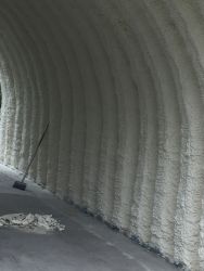 Spray foam insulation install — Thermaseal