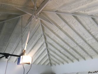 Remodeled residential shed in Fort Lauderdale with ProSeal closed-cell spray foam