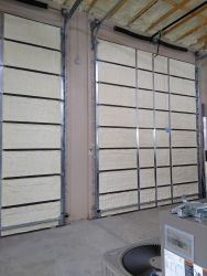 Residential garage interior with ProSeal closed-cell spray foam