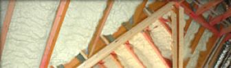Spray foam insulation comparison illustration