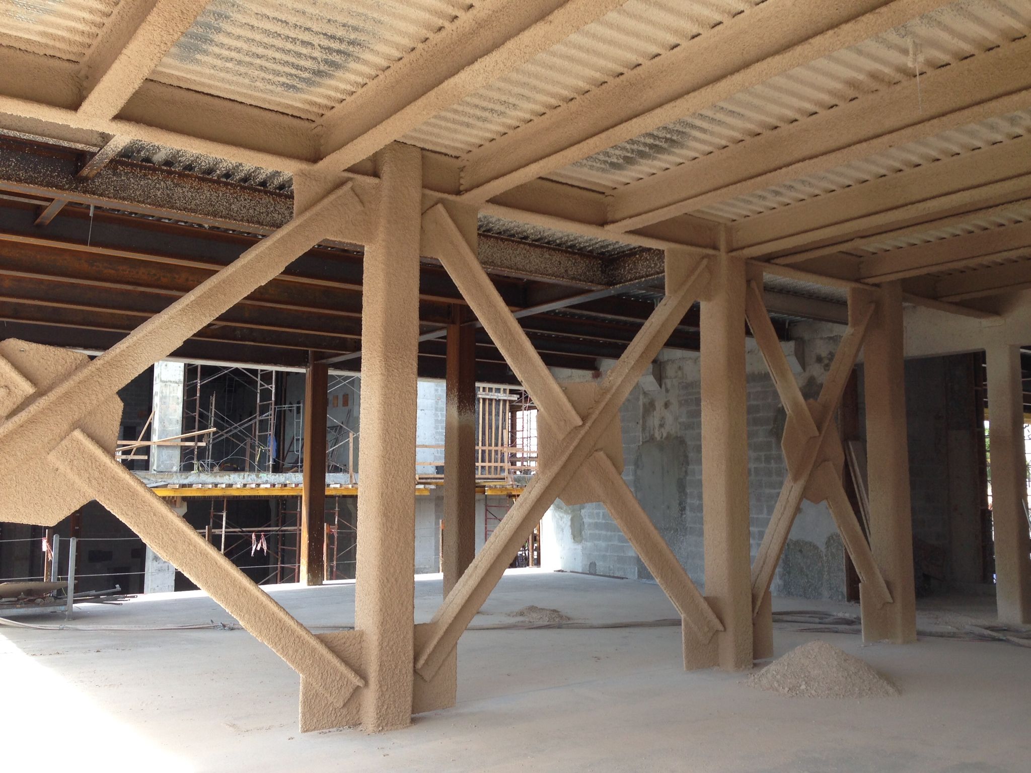 Fire proofing application — Thermaseal commercial project